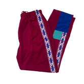 Vintage 90s Lotto cerise pink blue tracksuit jogger pants trousers W31  L30